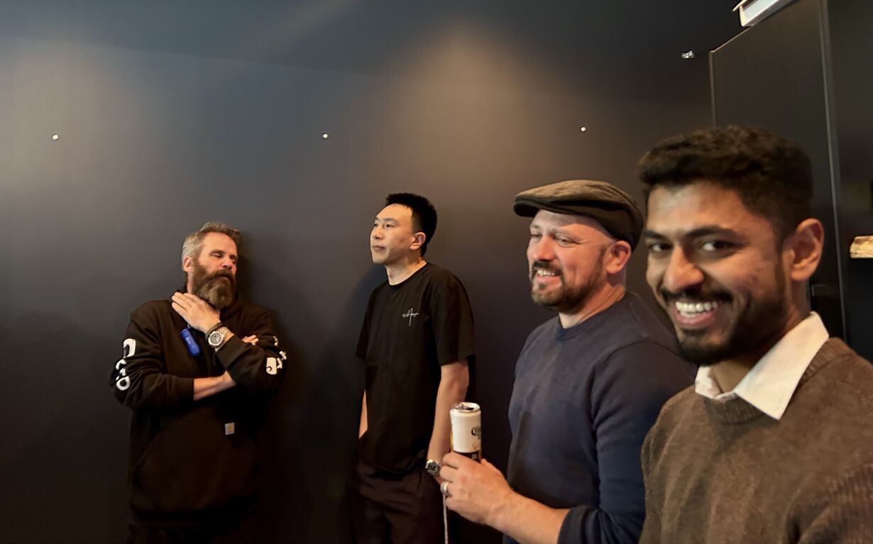 Some of the people behind every service call and project, enjoying a night off together.