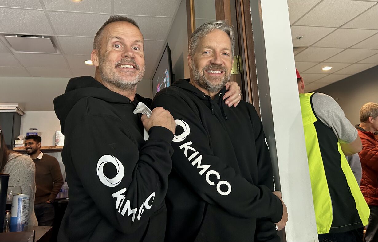 Our Kelowna office team brought their own colours to Prospera Place.