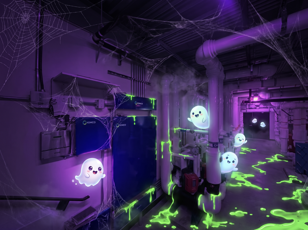 Friendly ghosts in the YLW control room are fine. Cold zones and surprise alarms are a call to Kimco.